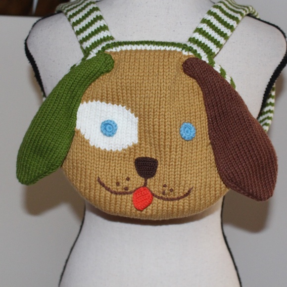 Blabla, kids crochet Dog backpack. UNISEX - Picture 2 of 7